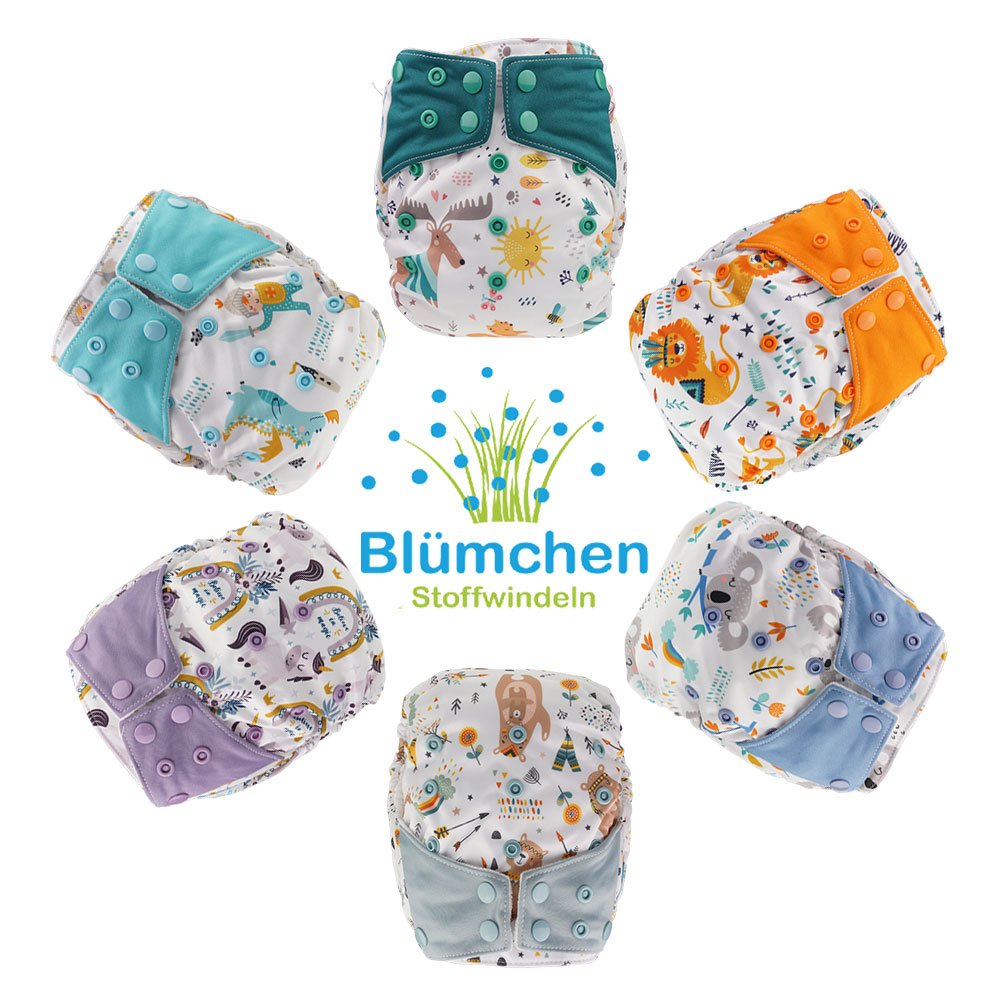 Trainer - Blümchen Cloth diapers